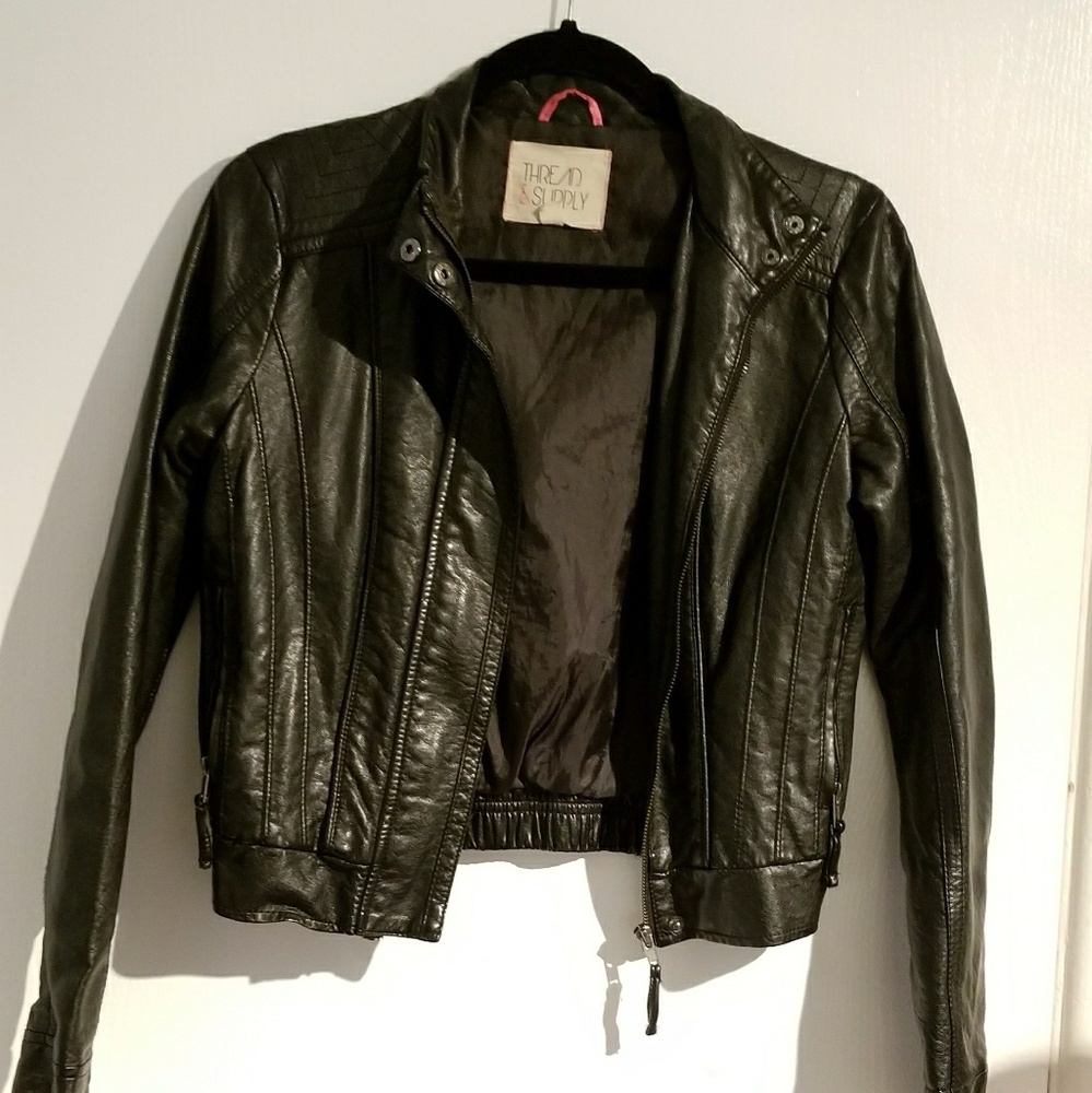 Leather jacket